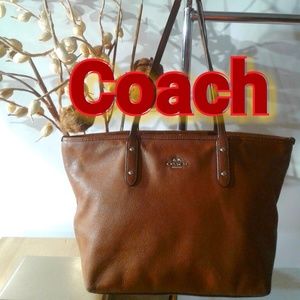 Coach Tote " 12 × 10 "